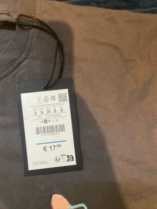 Camiseta Pull&Bear gris