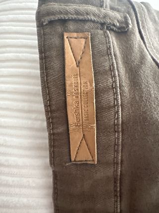 Pantalones verdes caqui talla 36