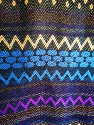 Sciarpa etnica multicolor