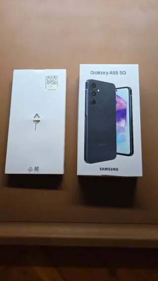 Samsung Galaxy A55 5G 128GB Negro+funda+cristal