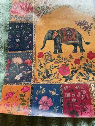 Stampa su tela stile orientale.