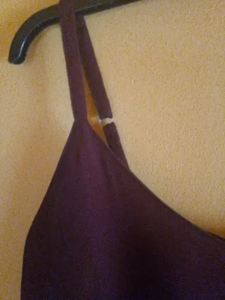 Vestido elegante morado talla M