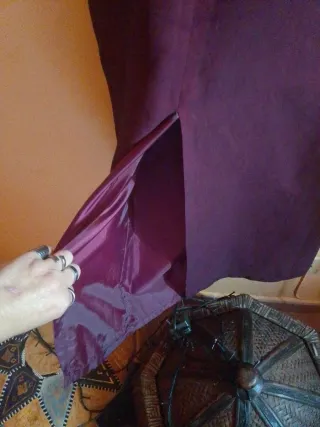 Vestido elegante morado talla M