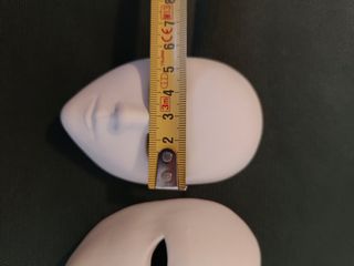 3 Maschere veneziane Bianche Grezze