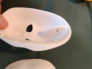 3 Maschere veneziane Bianche Grezze