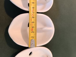 3 Maschere veneziane Bianche Grezze