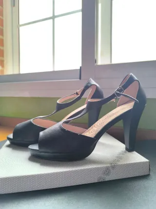 Zapato tacón Negro mujer 40