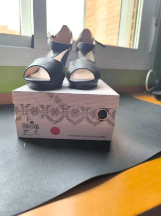 Zapato tacón Negro mujer 40