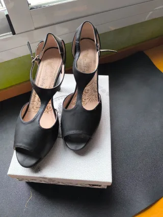 Zapato tacón Negro mujer 40
