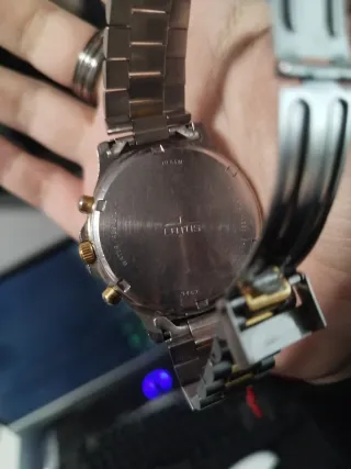 Reloj Lotus bicolor dorado y plateado -con manual