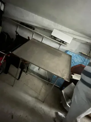 Mostrador de acero inoxidable