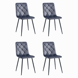 Silla Munich Gris oscuro Negro