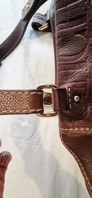 Bolso Carolina Herrera Marrón Piel tipo Shopping