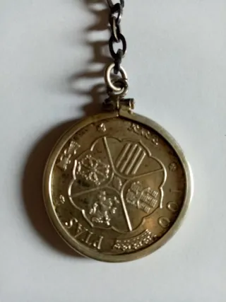 Llavero Moneda Francisco Franco 1966