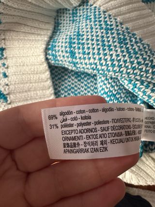 Chaleco Zara Flores Talla M Nuevo