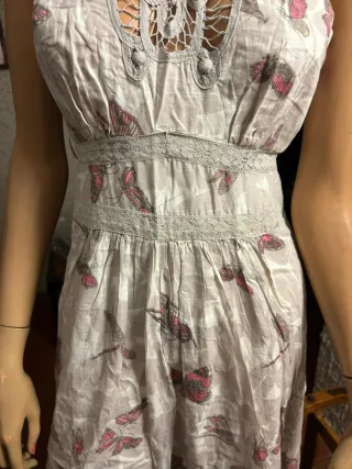 Vestito lungo farfalle