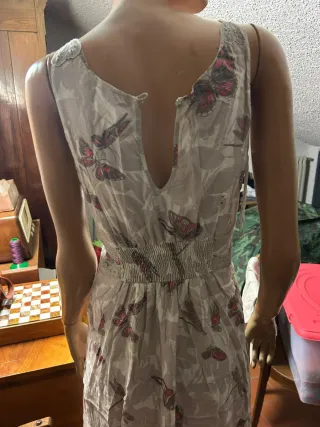 Vestito lungo farfalle
