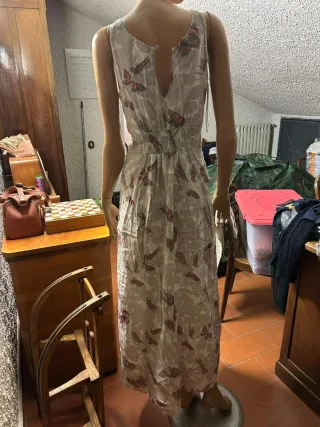 Vestito lungo farfalle