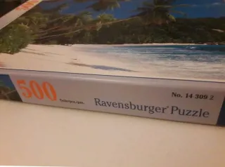 Puzzle Ravensburger 500 pezzi Spiaggia Tropicale