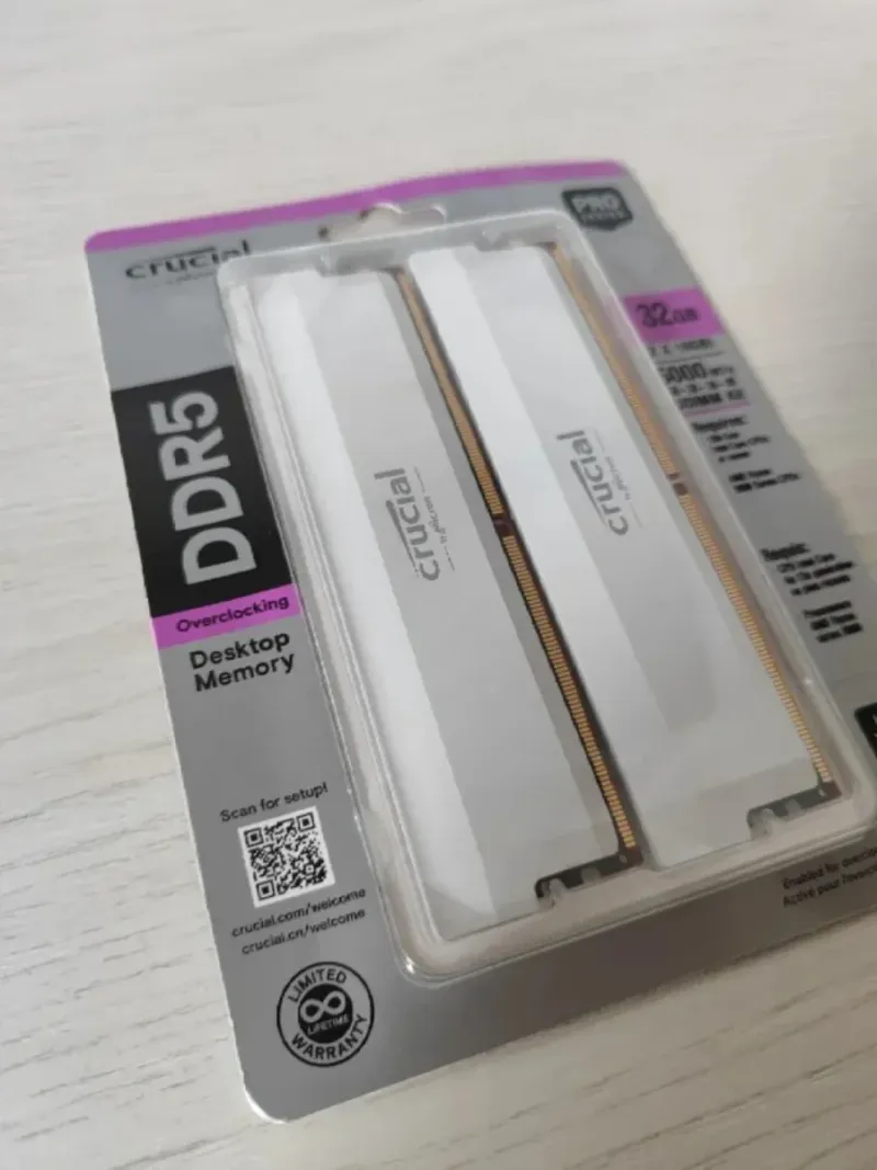Kit RAM Crucial DDR5 32GB 6000MHz CL36 afbeelding 4