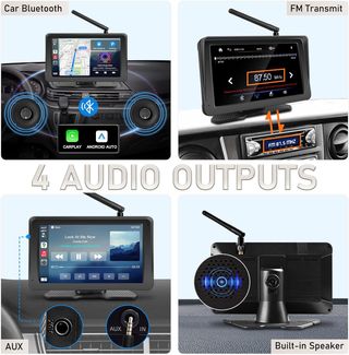 URVOLAX Cámara Marcha Atrás Inalámbrica