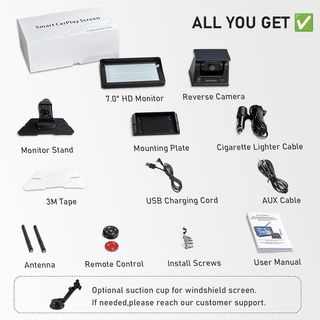 URVOLAX Cámara Marcha Atrás Inalámbrica