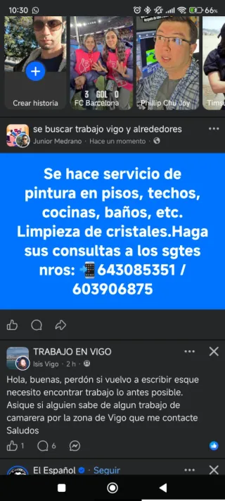 Servicio de pintura y limpieza de cristales