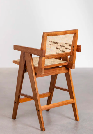 Taburete alto Sklum Lali Rattan y Madera