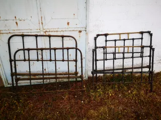 6 Camas Hierro Latón bronce Antiguas años 30's