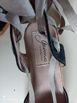 Alpargatas mujer T.39 nuevas. Marca Gaimo