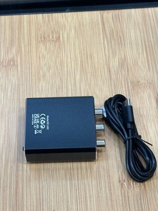 Aluminio Adaptador AV a HDMI de Audio y Video