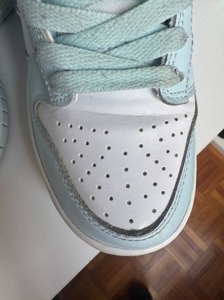 Nike Dunk Azul y Blanco, talla 36,5.