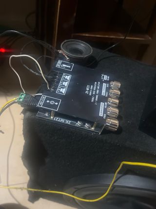 Subwoofer Amplificado Coche Negro