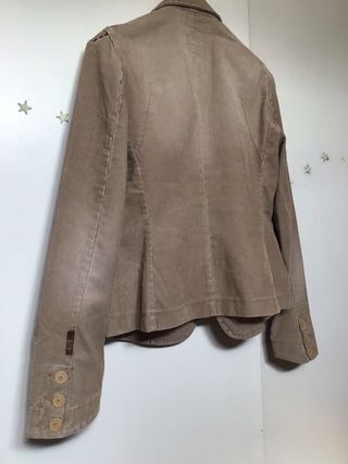 Fornarina blazer nuovo velluto beige