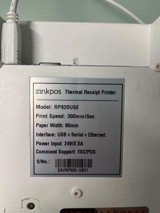 Impresora de Tickets ZINKPOS