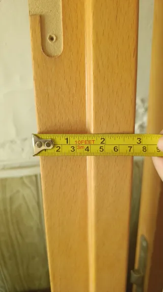 Puertas de madera maciza con manilla