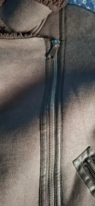 Chaqueta Zara Mujer Beige/Marrón Talla M