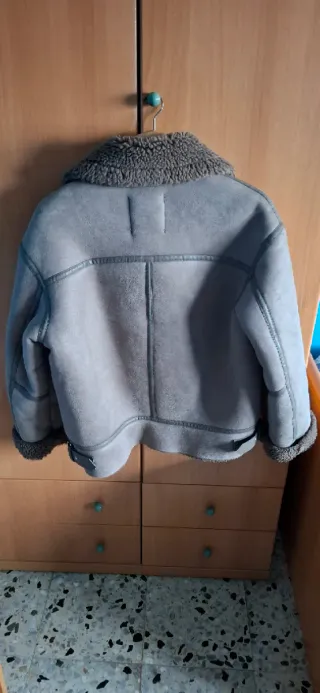 Chaqueta Zara Mujer Beige/Marrón Talla M