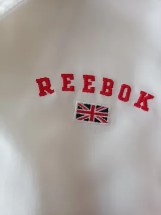 Chaqueta Reebok Blanca y Roja