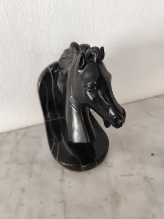 Sujetalibros o figura decorativa Caballo vintage