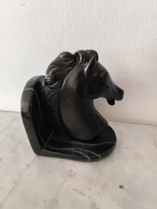 Sujetalibros o figura decorativa Caballo vintage