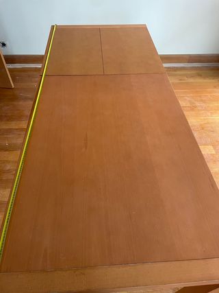 Mesa de madera ampliable