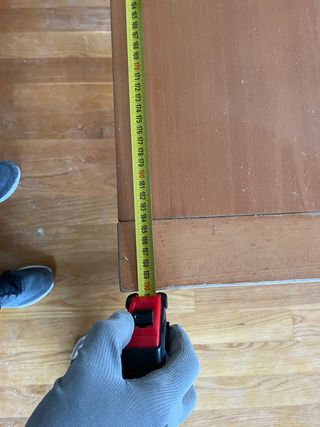 Mesa de madera ampliable