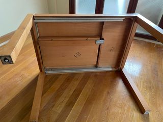 Mesa de madera ampliable