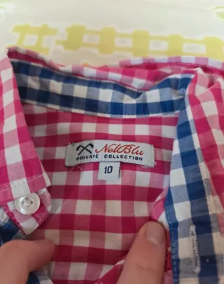 Lote 6 Camisas Niño Talla XS