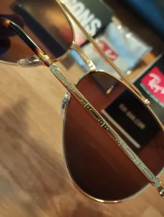Gafas de sol Ray-Ban Aviator Marrón Dorado