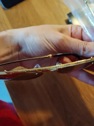 Gafas de sol Ray-Ban Aviator Marrón Dorado