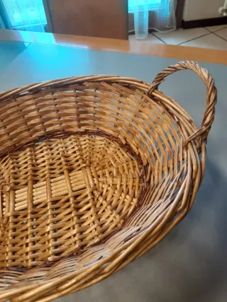 Cesto portafrutta in vimini