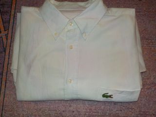 Camisa Lacoste Blanca Talla XL Grande