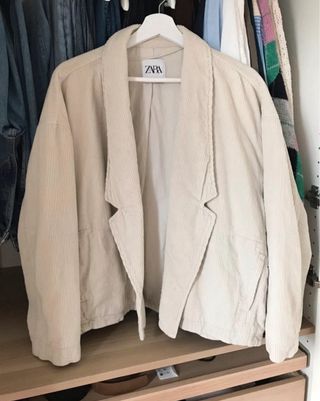 Conjunto Zara Blazer y Pantalón Pana